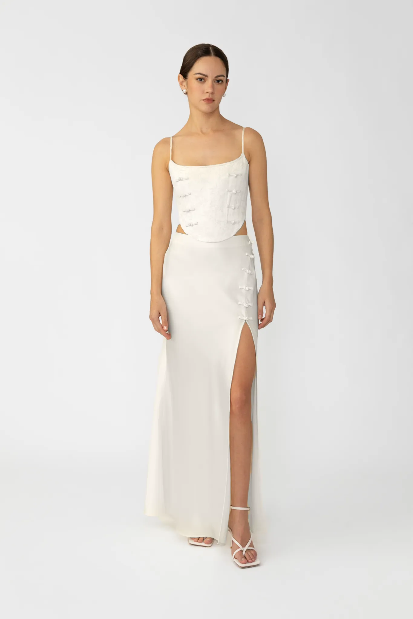 Pia Satin Skirt