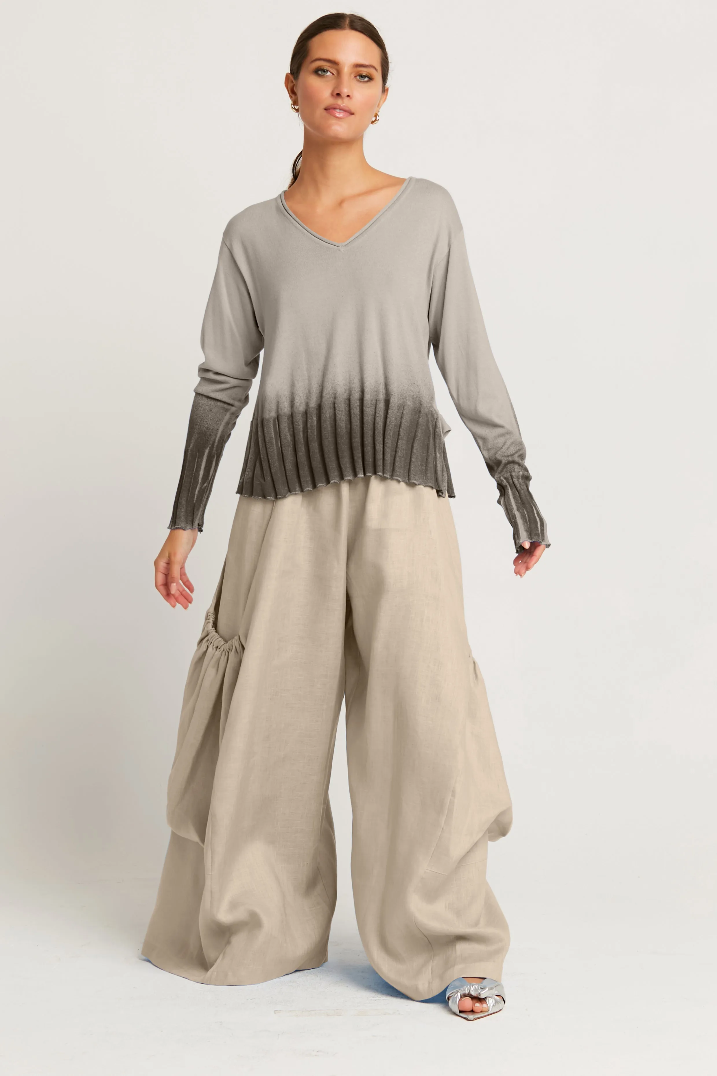 Pima Cotton Faded Glory V Neck Sweater