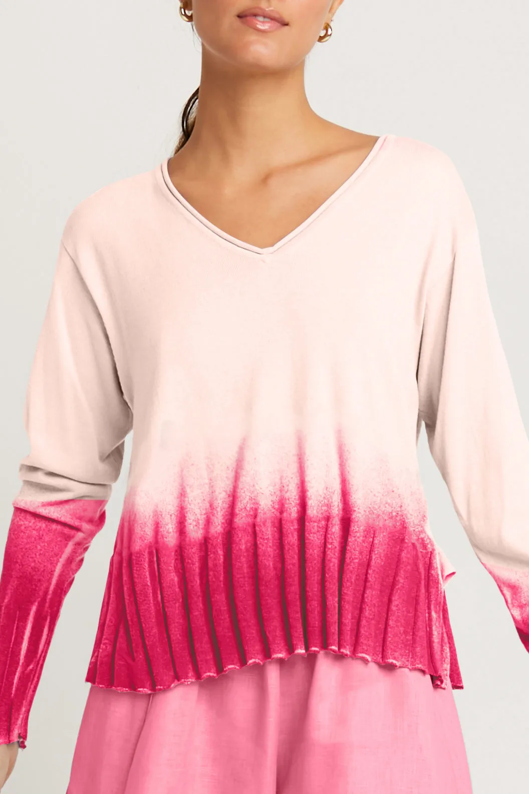 Pima Cotton Faded Glory V Neck Sweater