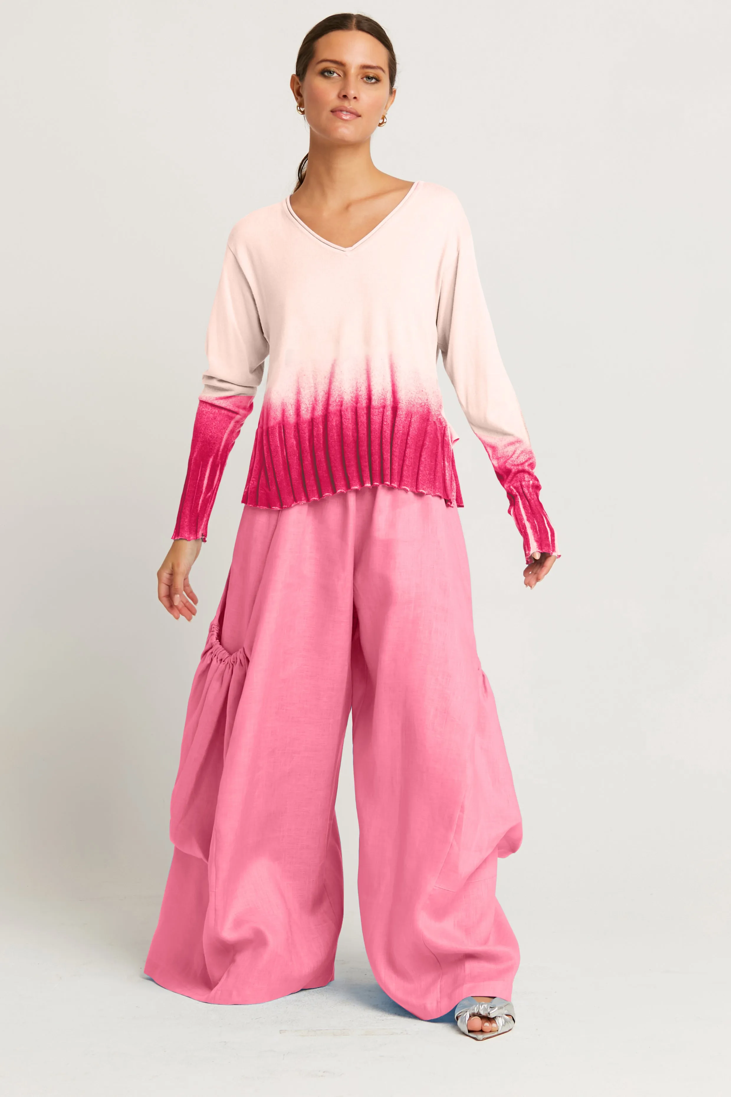 Pima Cotton Faded Glory V Neck Sweater