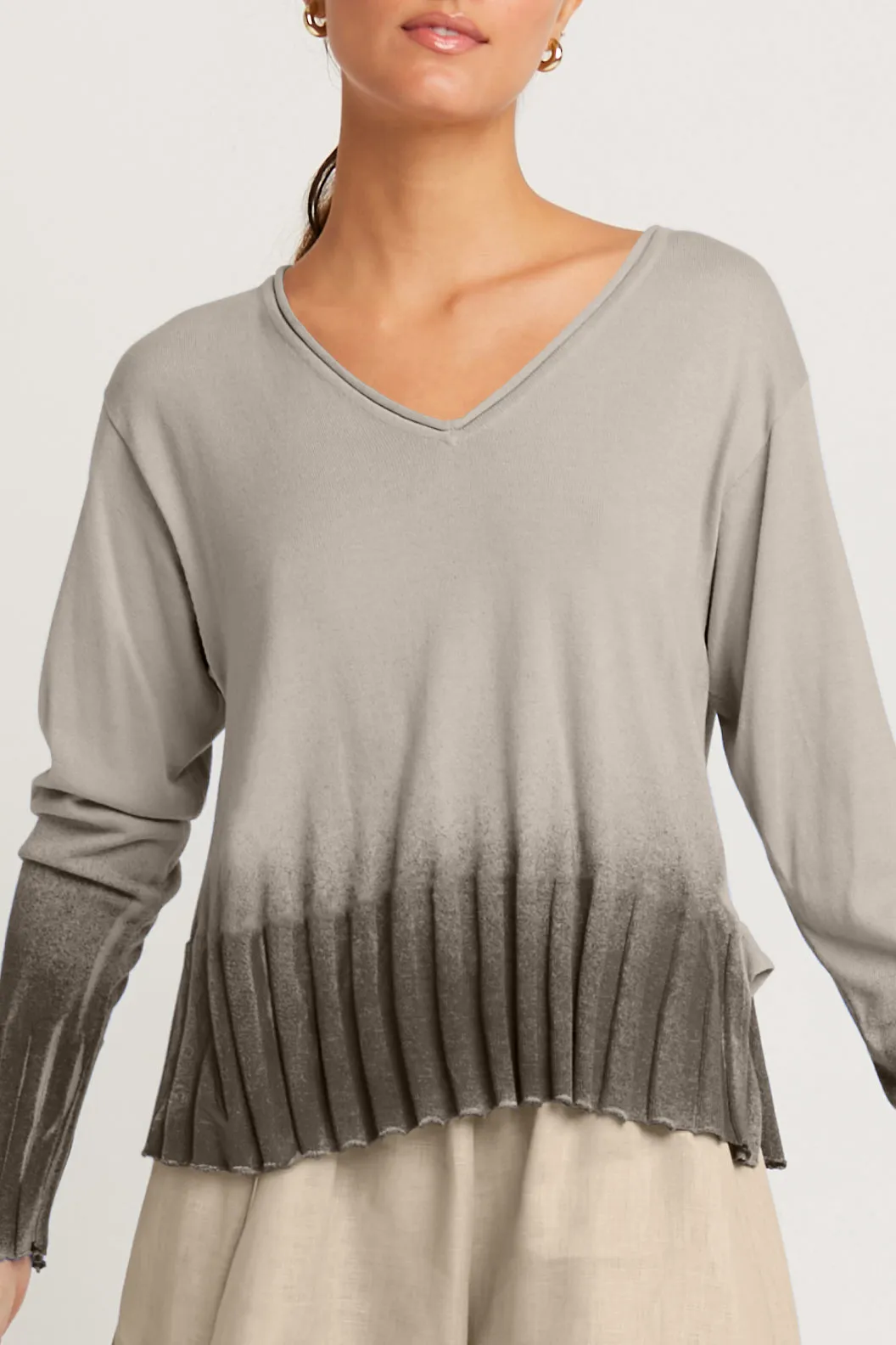 Pima Cotton Faded Glory V Neck Sweater