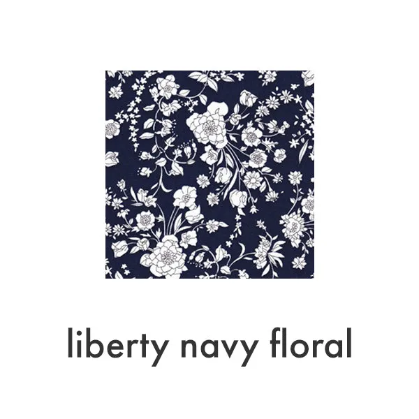 Potter's Top in Liberty Navy Floral