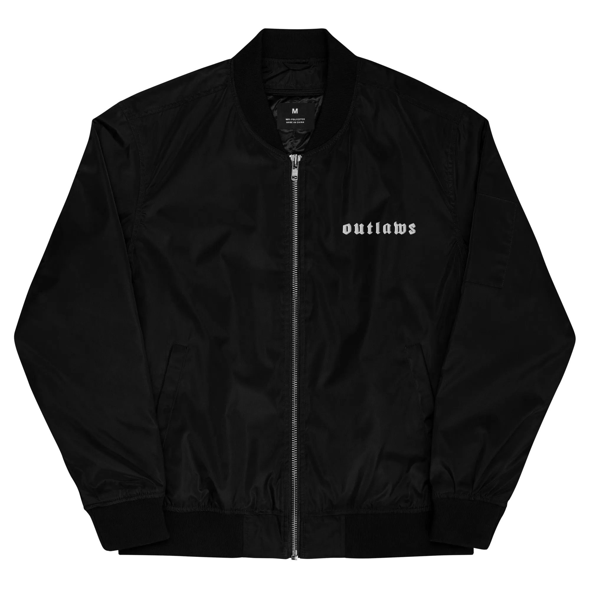Prayer hands Premium recycled bomber jacket