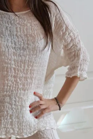 Pure Italian Linen Positano Top