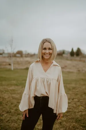 Quincey Top | Eggshell