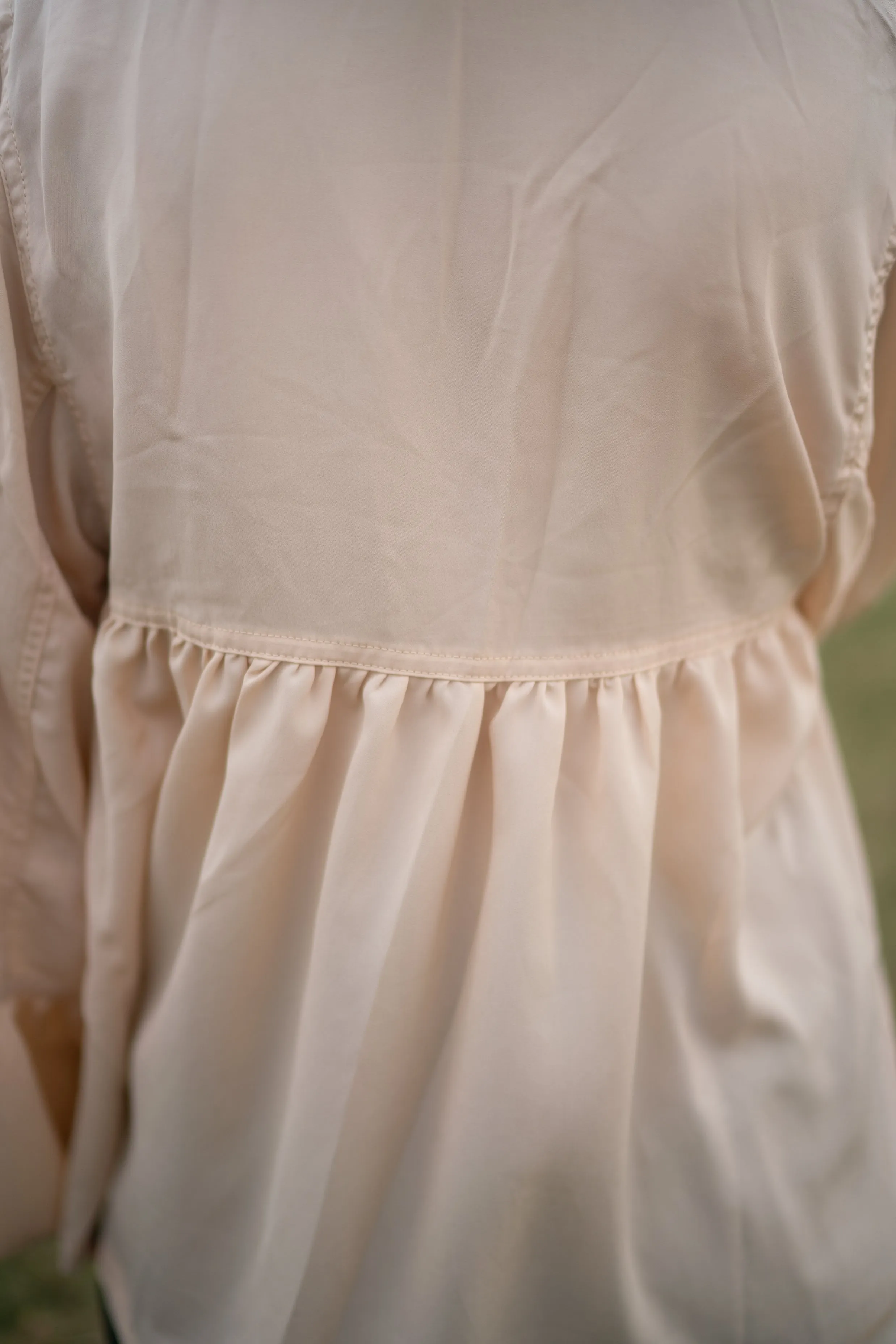 Quincey Top | Eggshell
