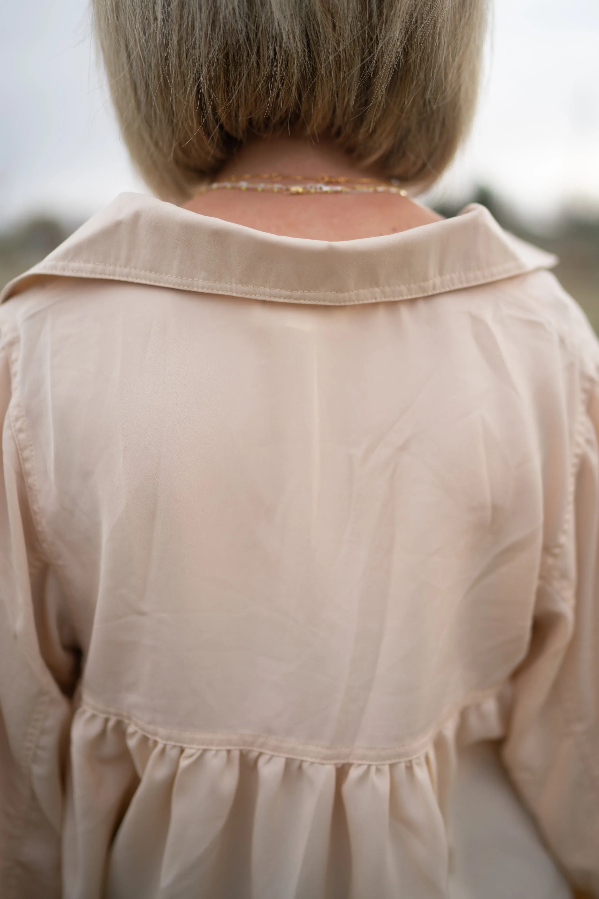 Quincey Top | Eggshell