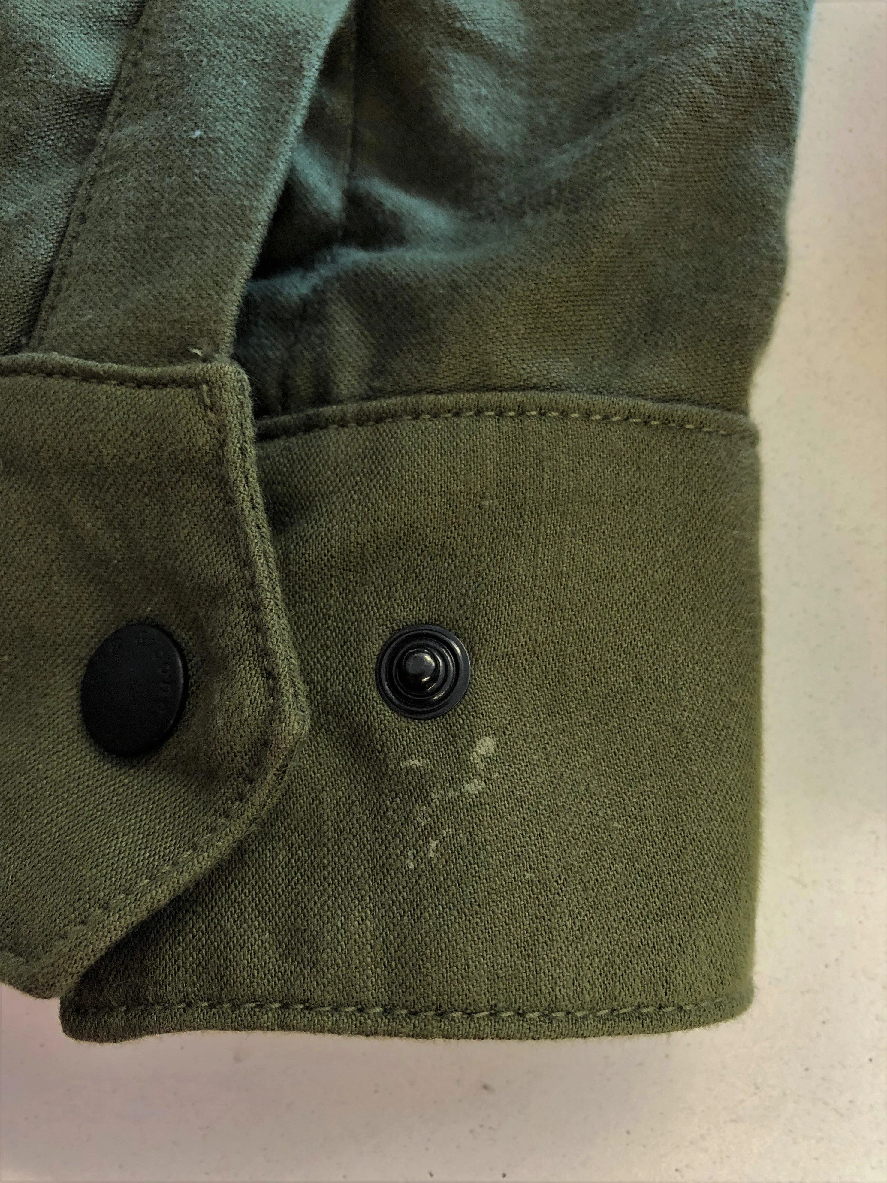 Rag & Bone/JEAN Field Jacket Army Green Cotton Size Extra Small Utility Jacket