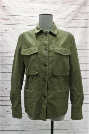 Rag & Bone/JEAN Field Jacket Army Green Cotton Size Extra Small Utility Jacket