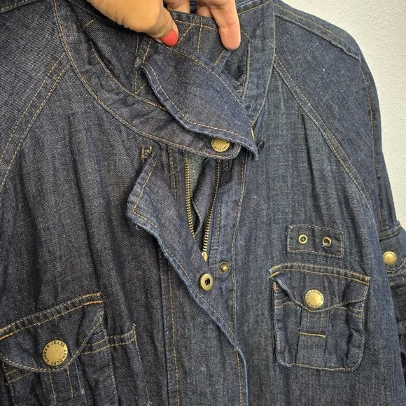 Ralph Lauren Jeans Bomber Jacket Plus Size 2X
