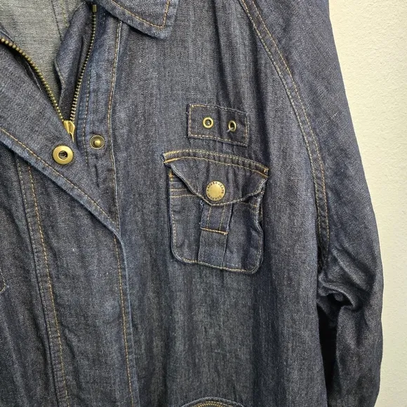 Ralph Lauren Jeans Bomber Jacket Plus Size 2X