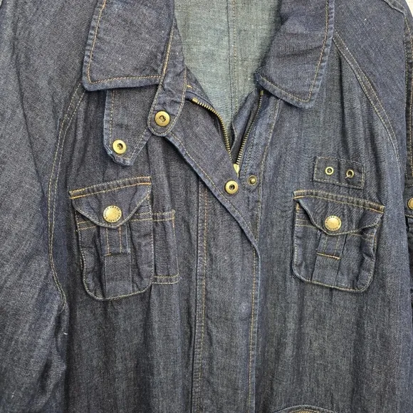 Ralph Lauren Jeans Bomber Jacket Plus Size 2X