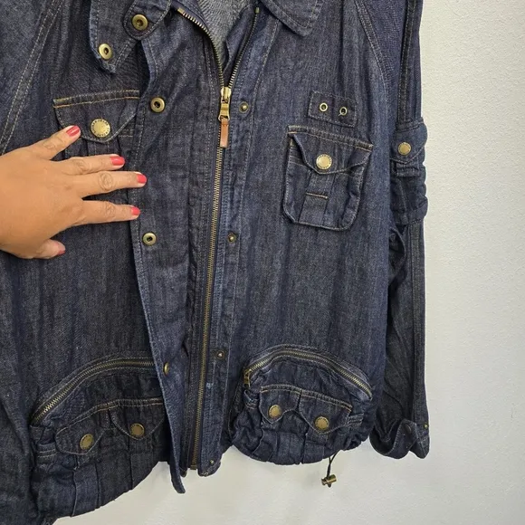 Ralph Lauren Jeans Bomber Jacket Plus Size 2X