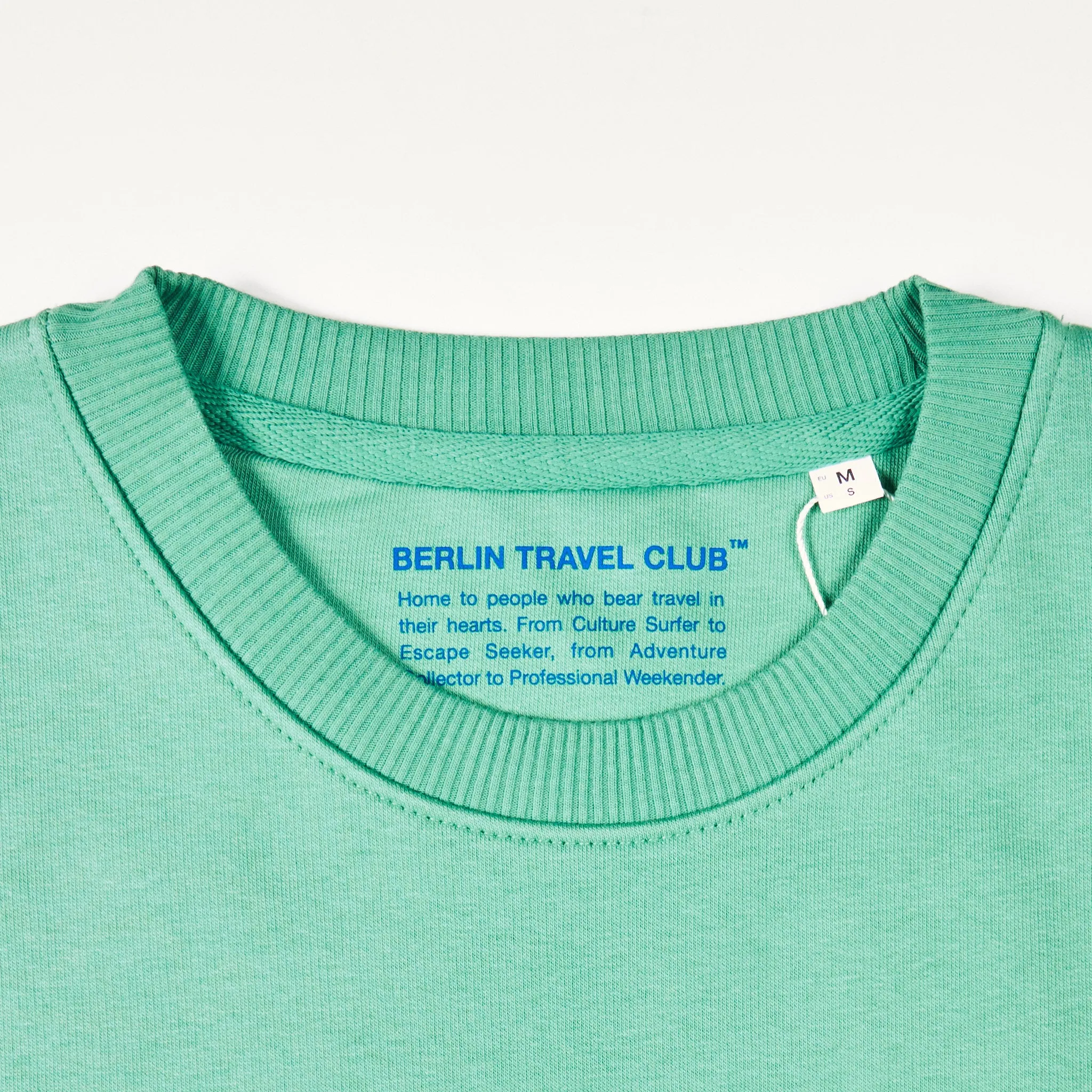 Relaxed Crew Neck "Il Tucano" - Dusty Mint