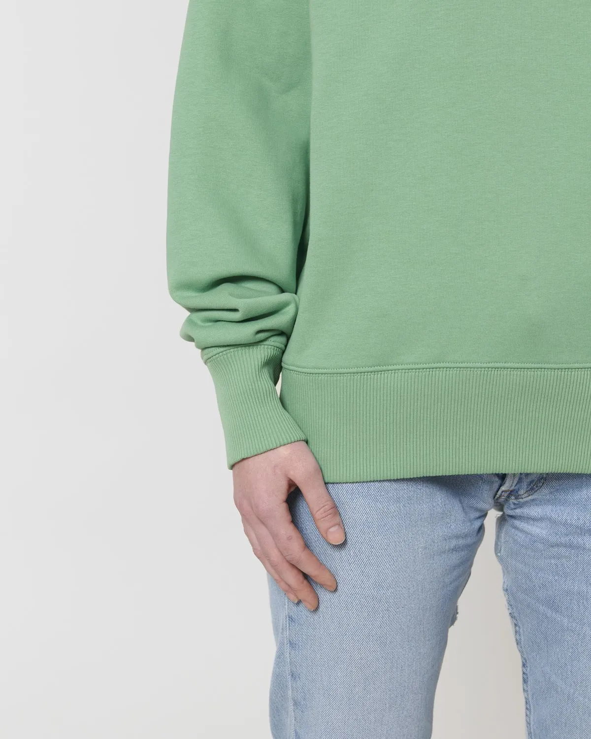 Relaxed Crew Neck "Il Tucano" - Dusty Mint