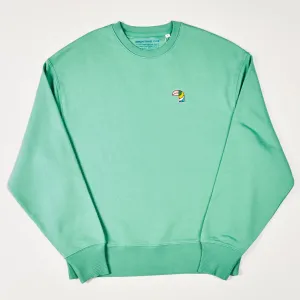 Relaxed Crew Neck "Il Tucano" - Dusty Mint