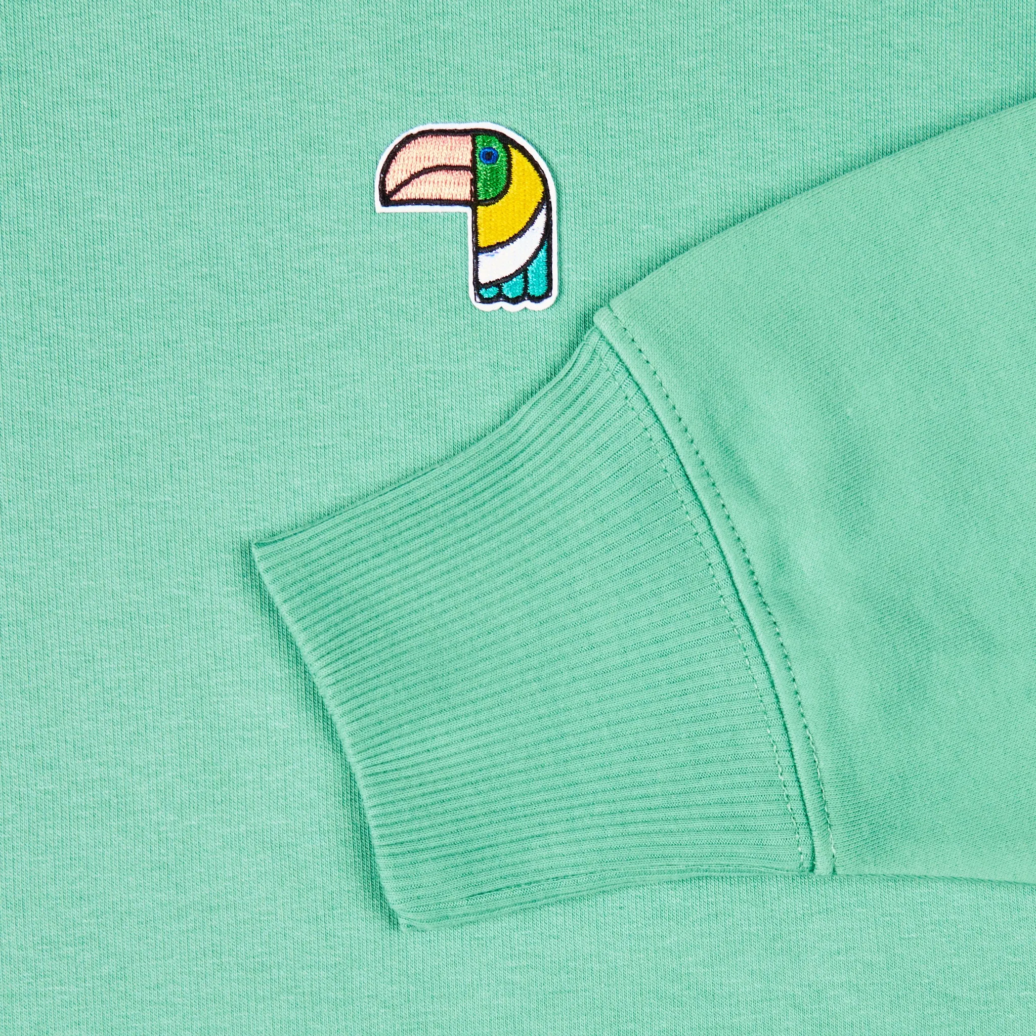 Relaxed Crew Neck "Il Tucano" - Dusty Mint