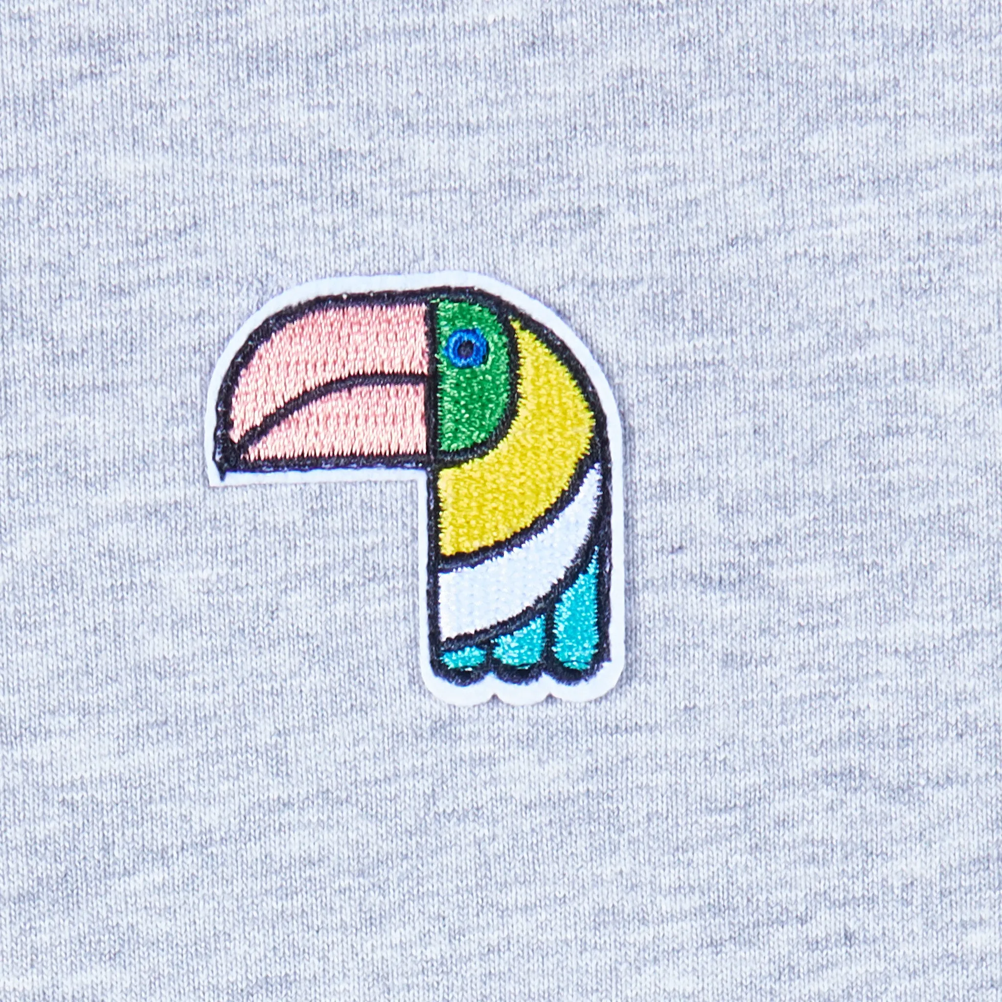 Relaxed Crew Neck "Il Tucano" - Heather Grey