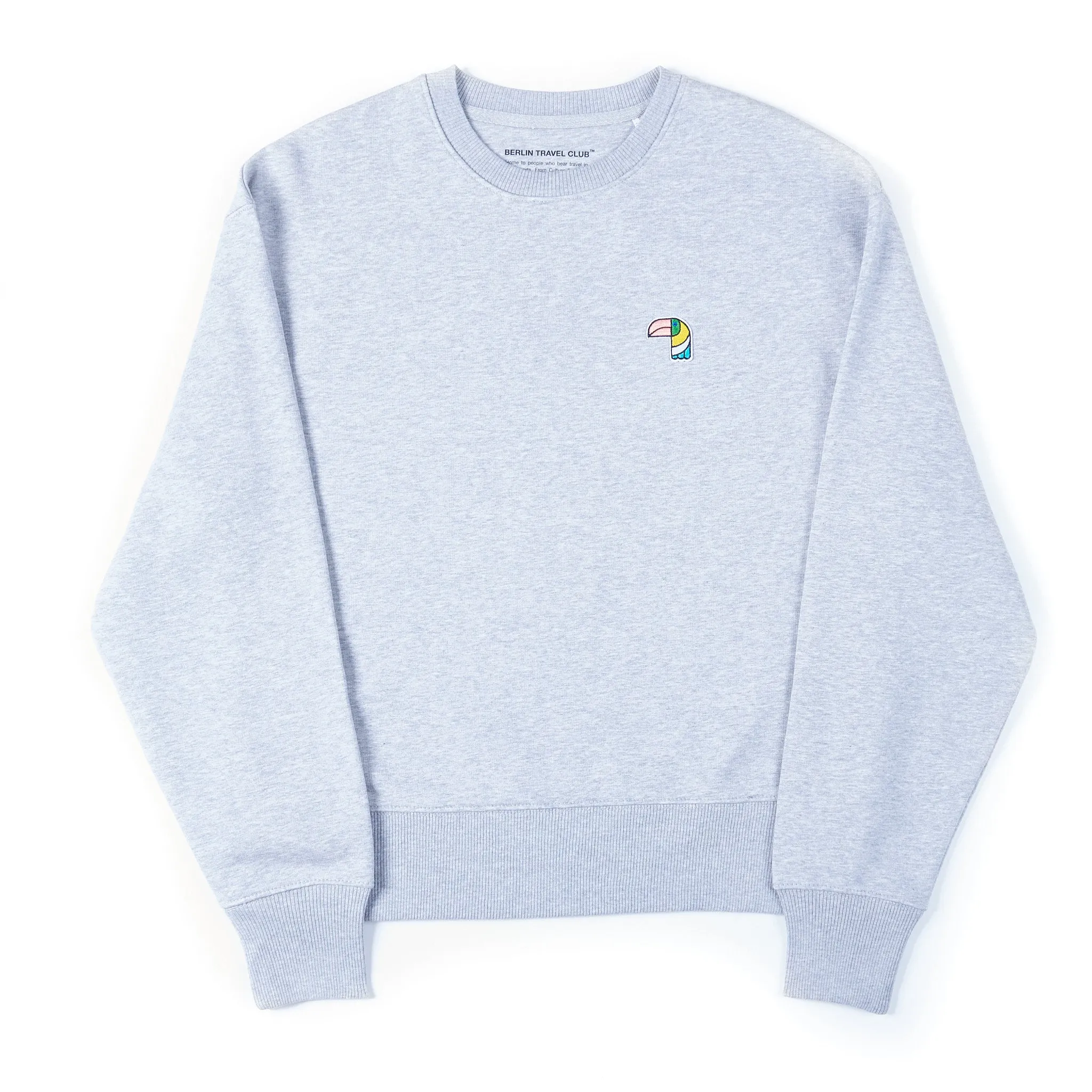Relaxed Crew Neck "Il Tucano" - Heather Grey