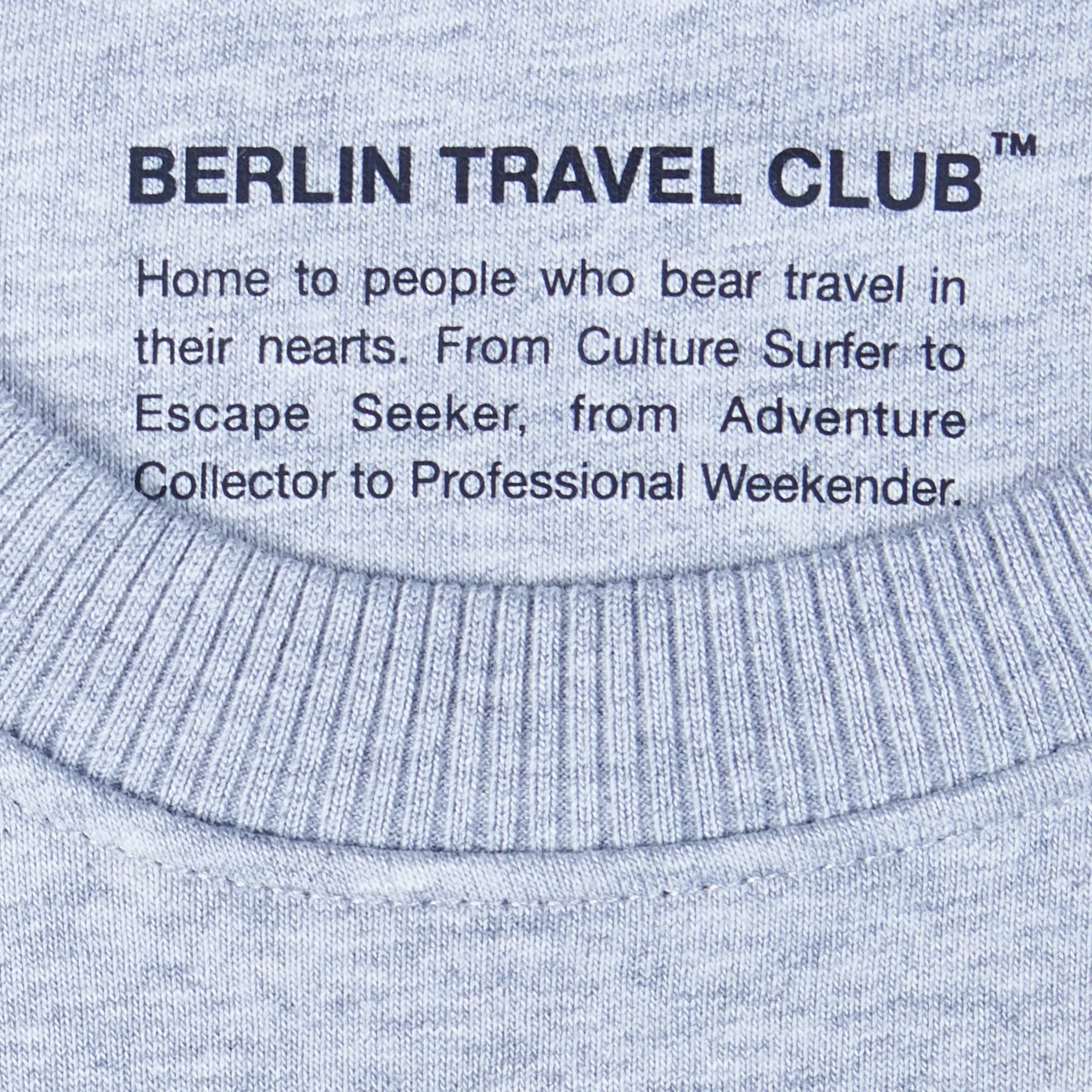 Relaxed Crew Neck "Il Tucano" - Heather Grey