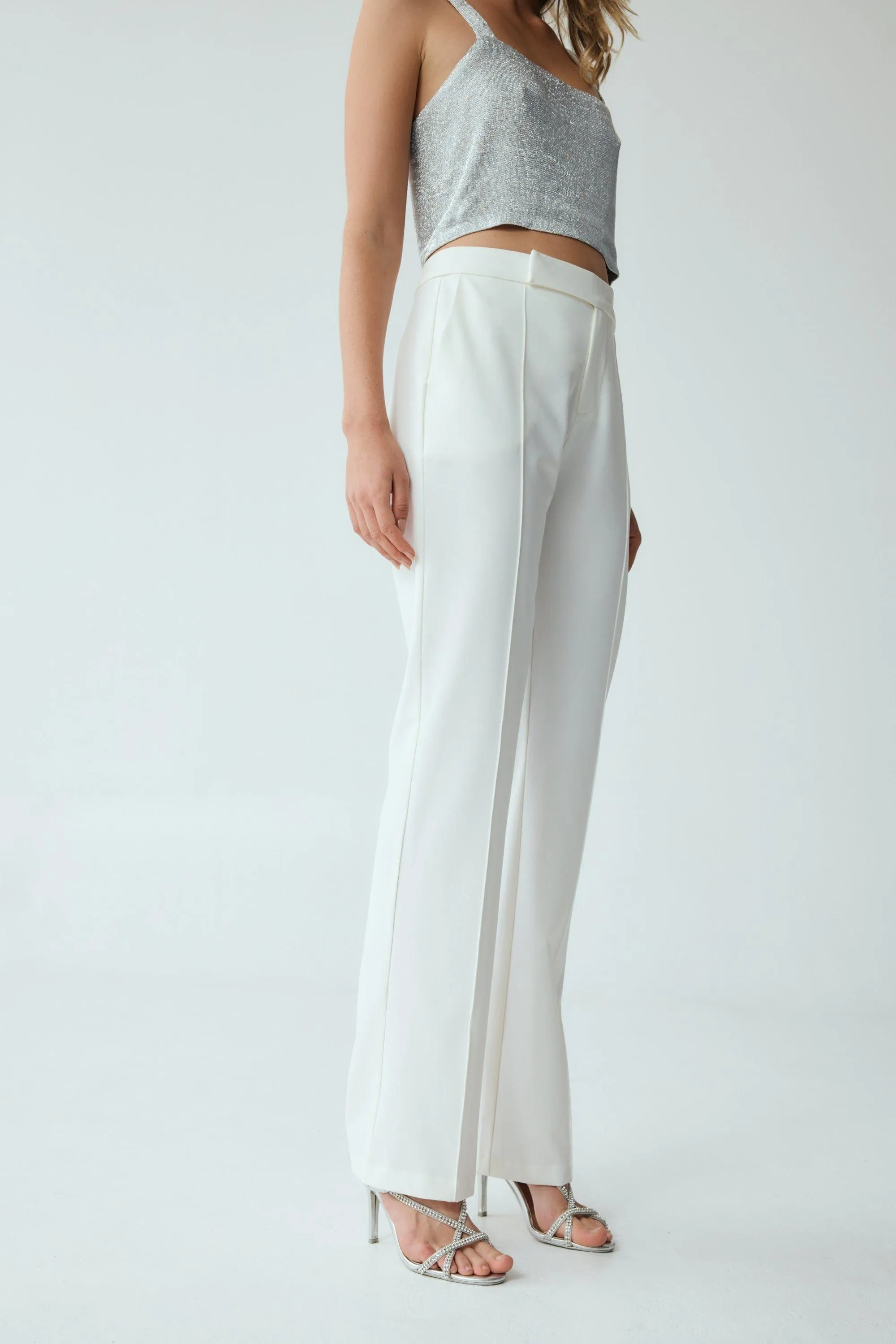 RESET TAILORED TROUSER | OFF WHITE | FINAL SALE