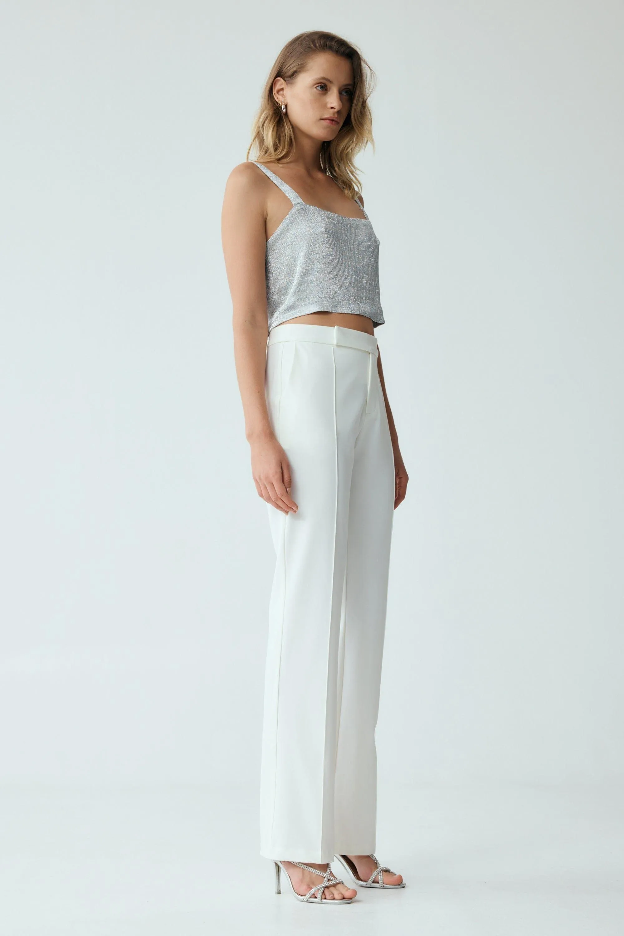 RESET TAILORED TROUSER | OFF WHITE | FINAL SALE