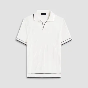 Rib Stitch Short Sleeve Johnny Sweater