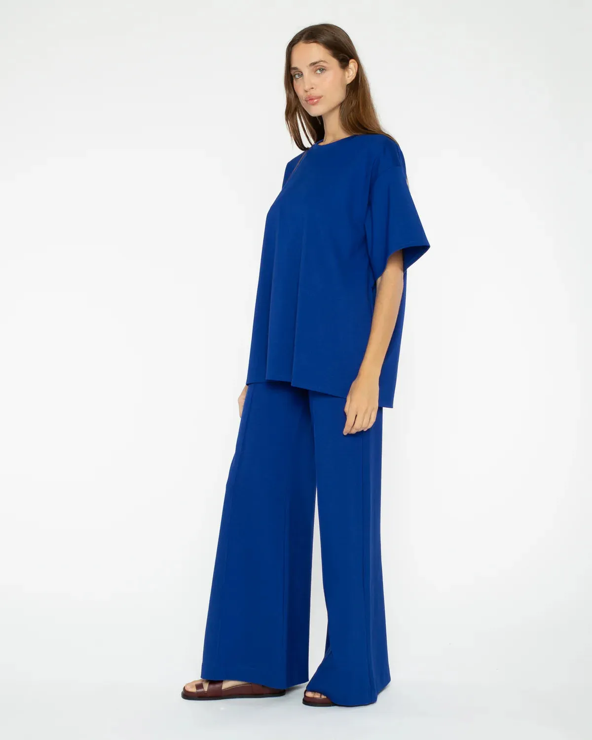 Ripley Rader Cobalt Ponte Knit Big Shirt