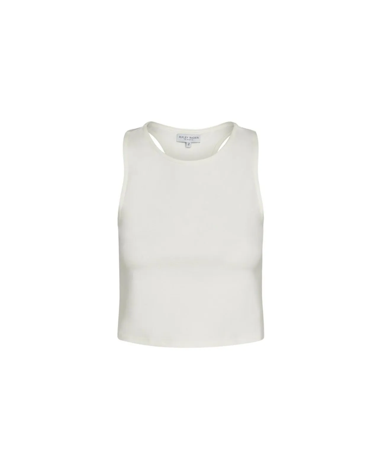 Ripley Rader Off-White Ponte Knit Tank Top