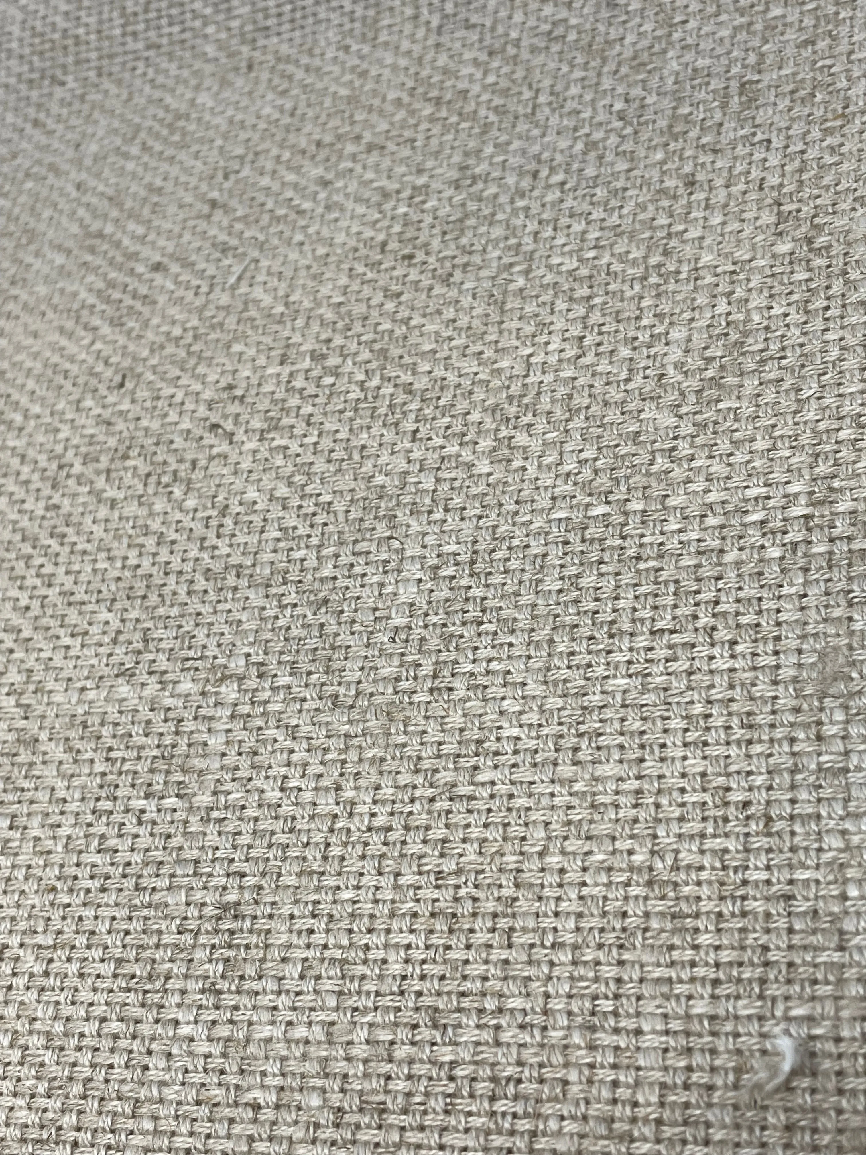 Rustic Antique Medium Heavy Weight Blend Linen Weave Fabric By The Yard/CL1121