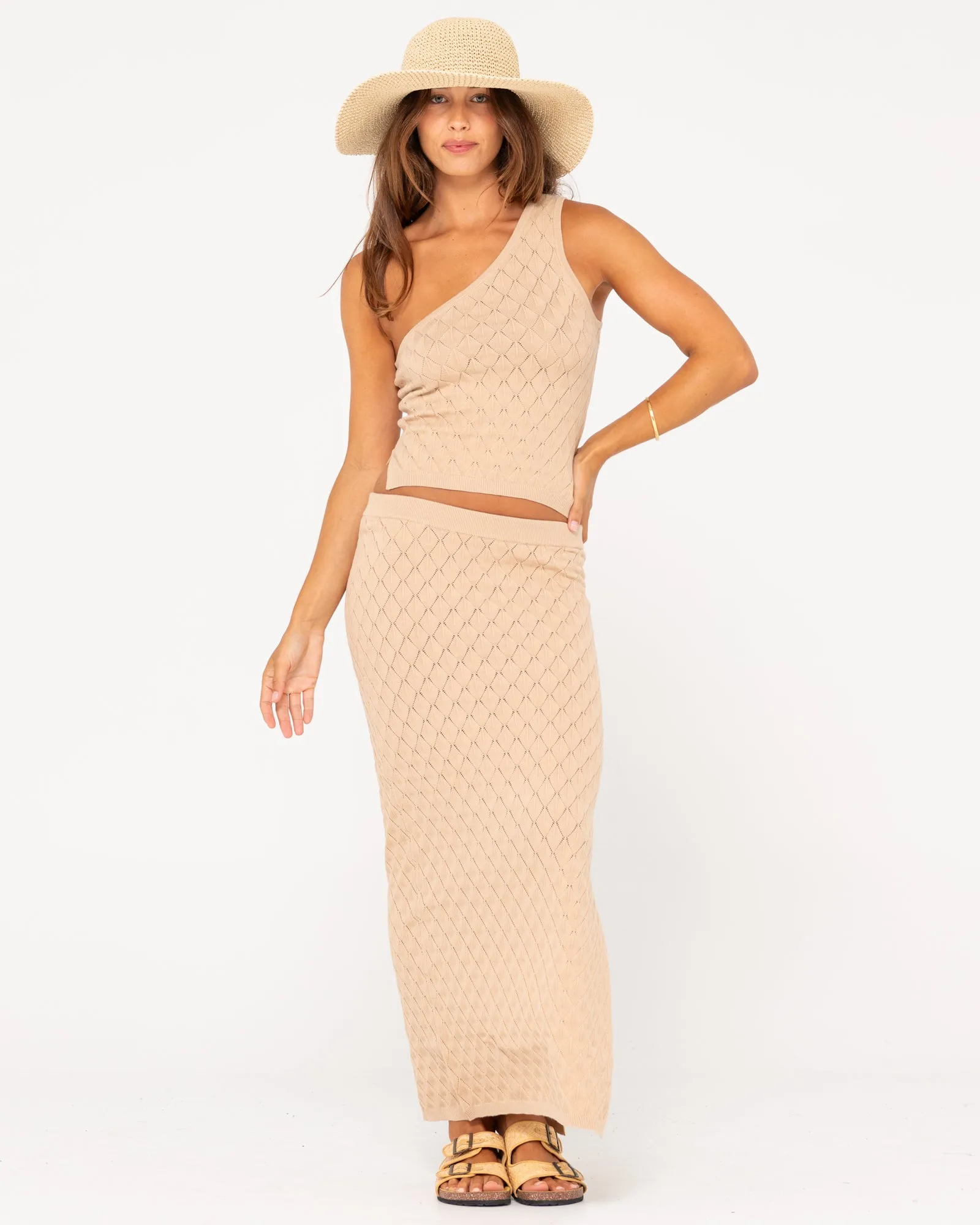 Rusty Leo Maxi Knit Skirt