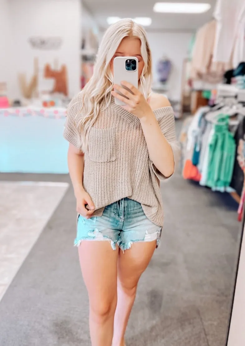 Ryann Sweater Top | Cappuccino