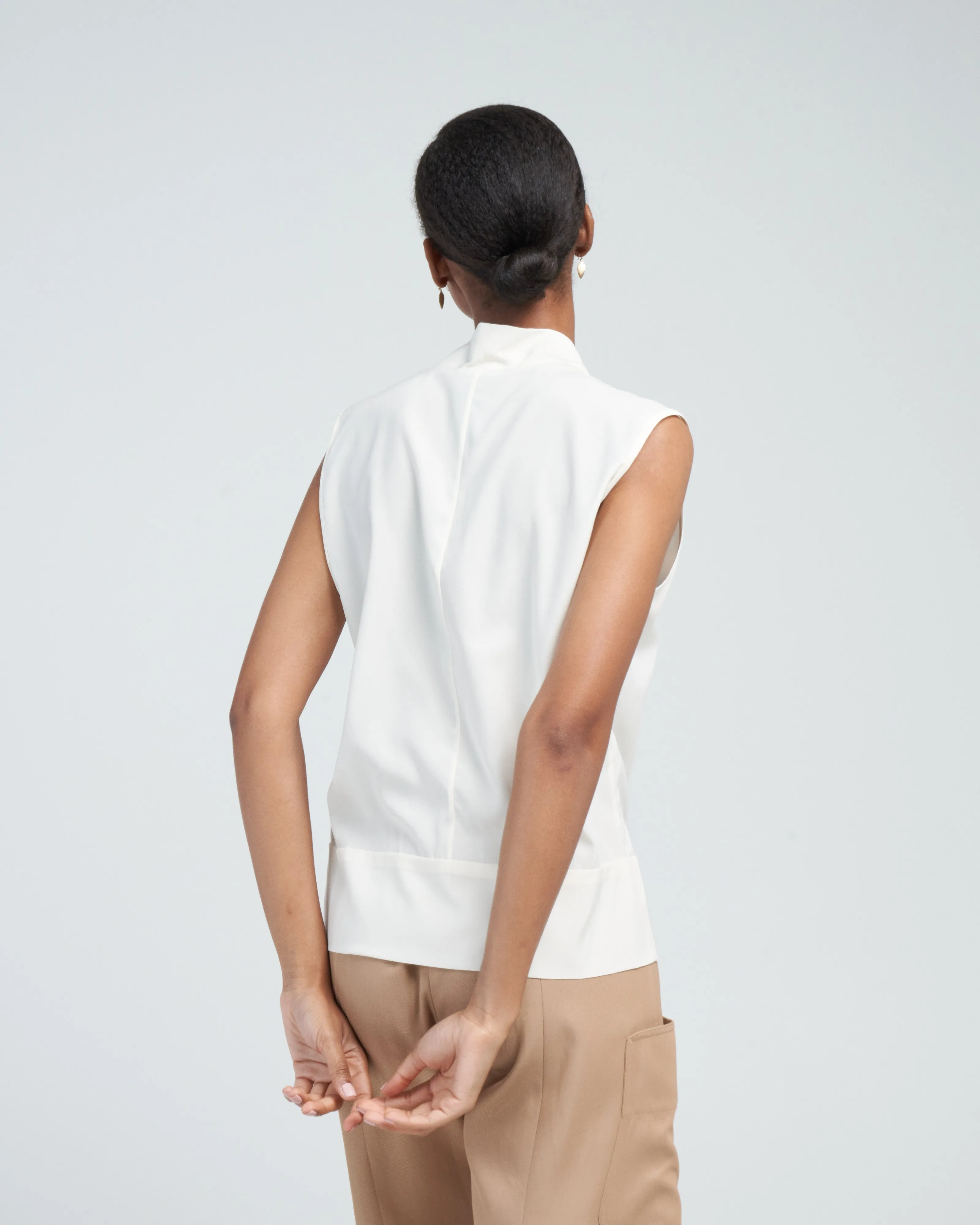 sacha top - white pepper