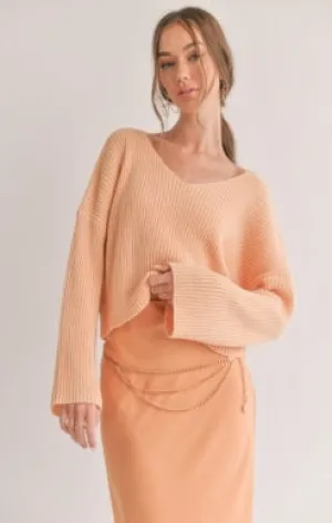 Sage Julia V Neck Sweater