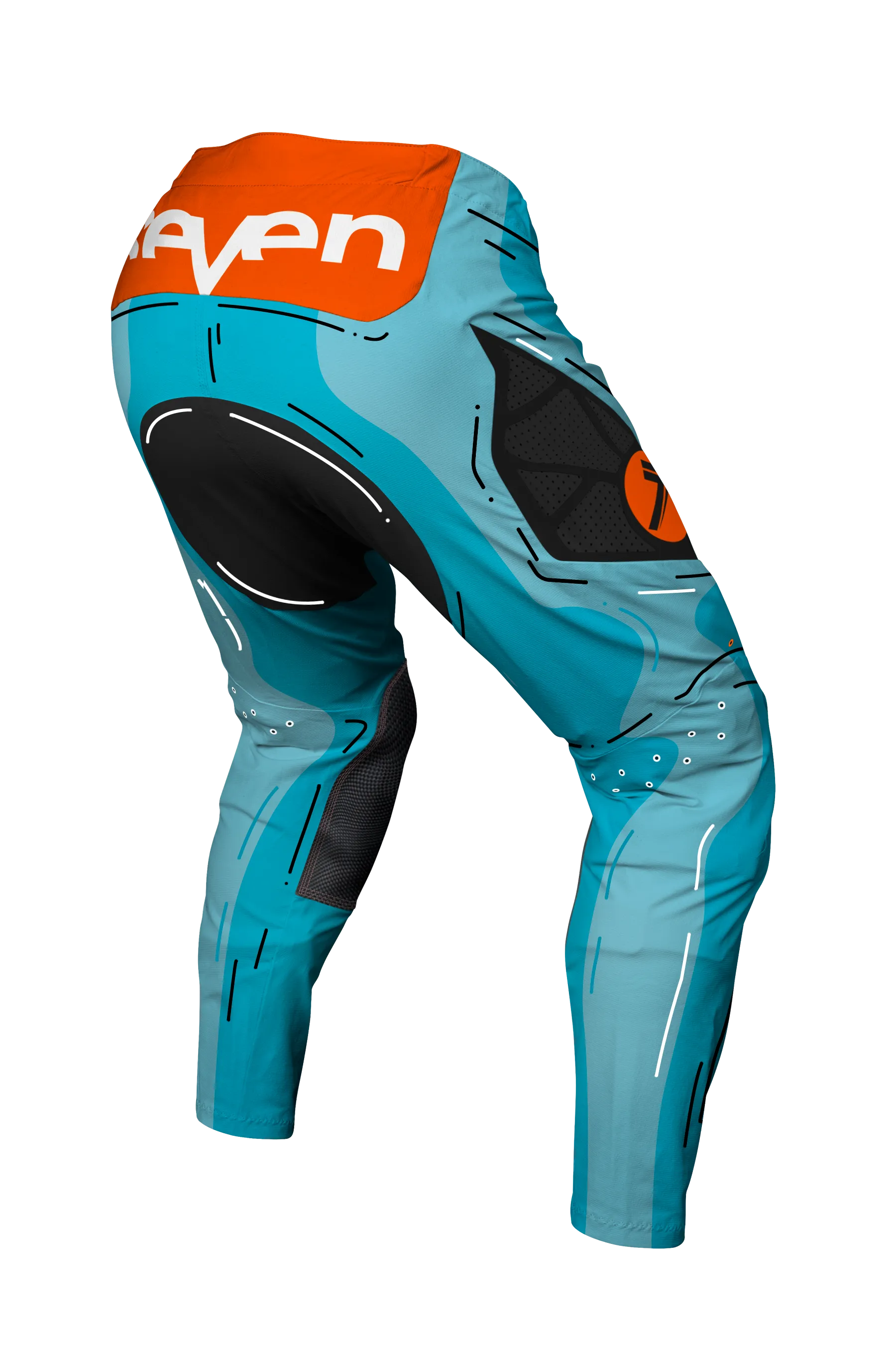 SALES SAMPLE : Seven Zero Hijack Pant (Cyan)(30)