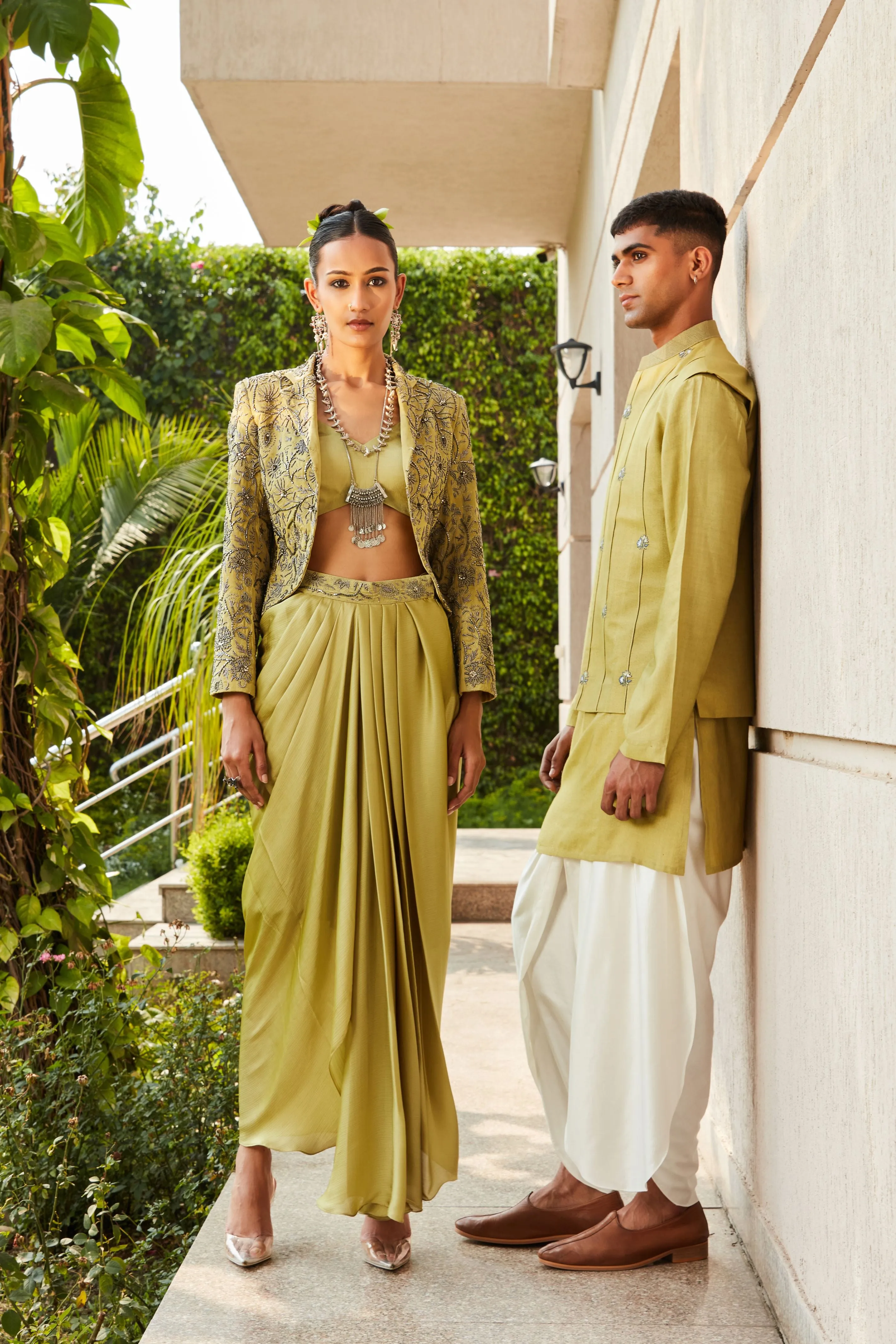 Samara & Emir- Sage Green Sets