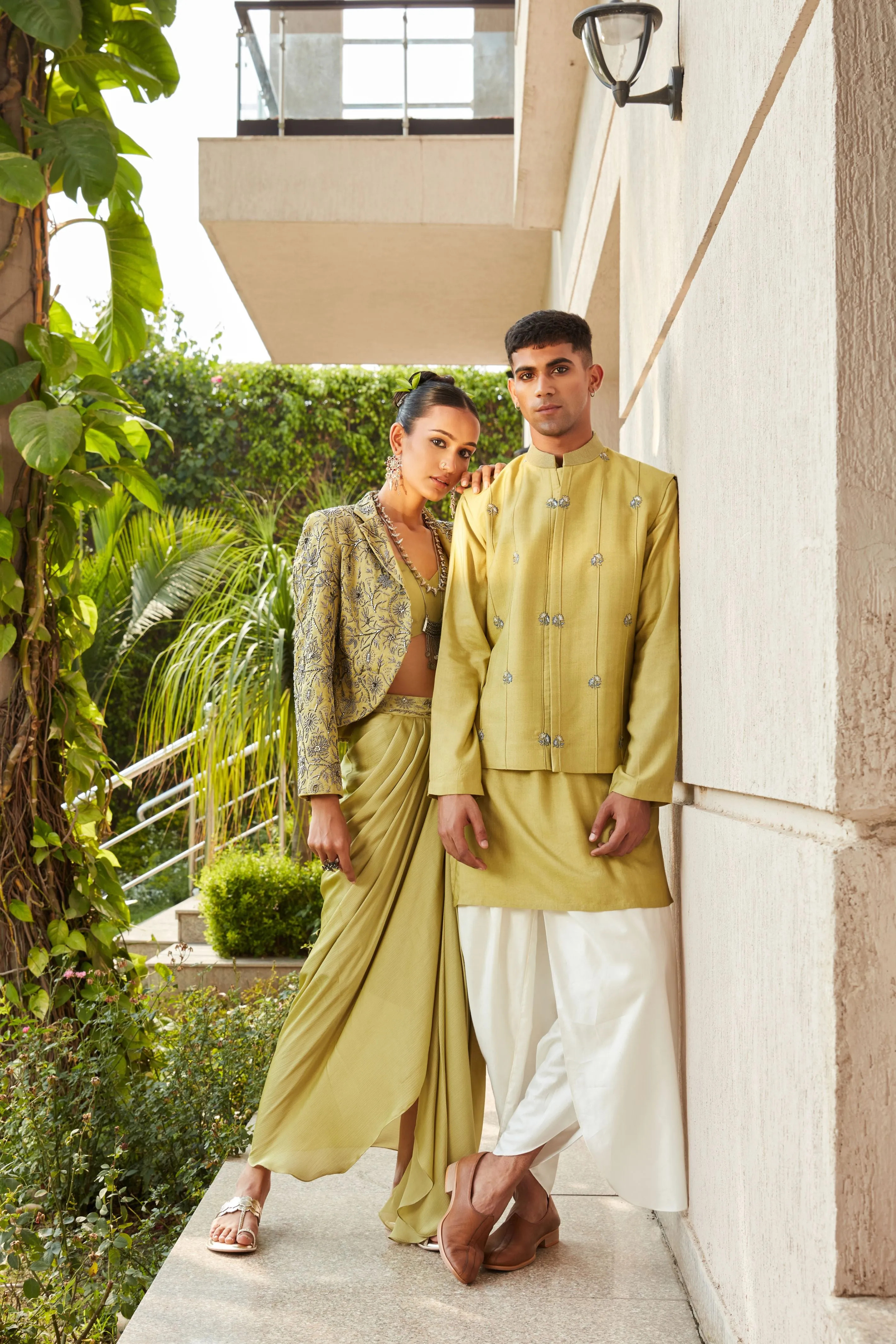 Samara & Emir- Sage Green Sets