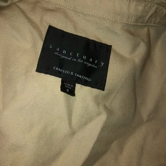 𝅺Sanctuary Sandstone Khaki Drawstring Jacket S