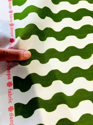 Seaweed organic cotton linen (CUT PIECE 50CM $5)