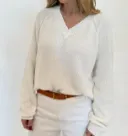Shaker V Neck Sweater