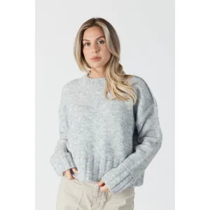 SHORT CREWNECK SWEATER