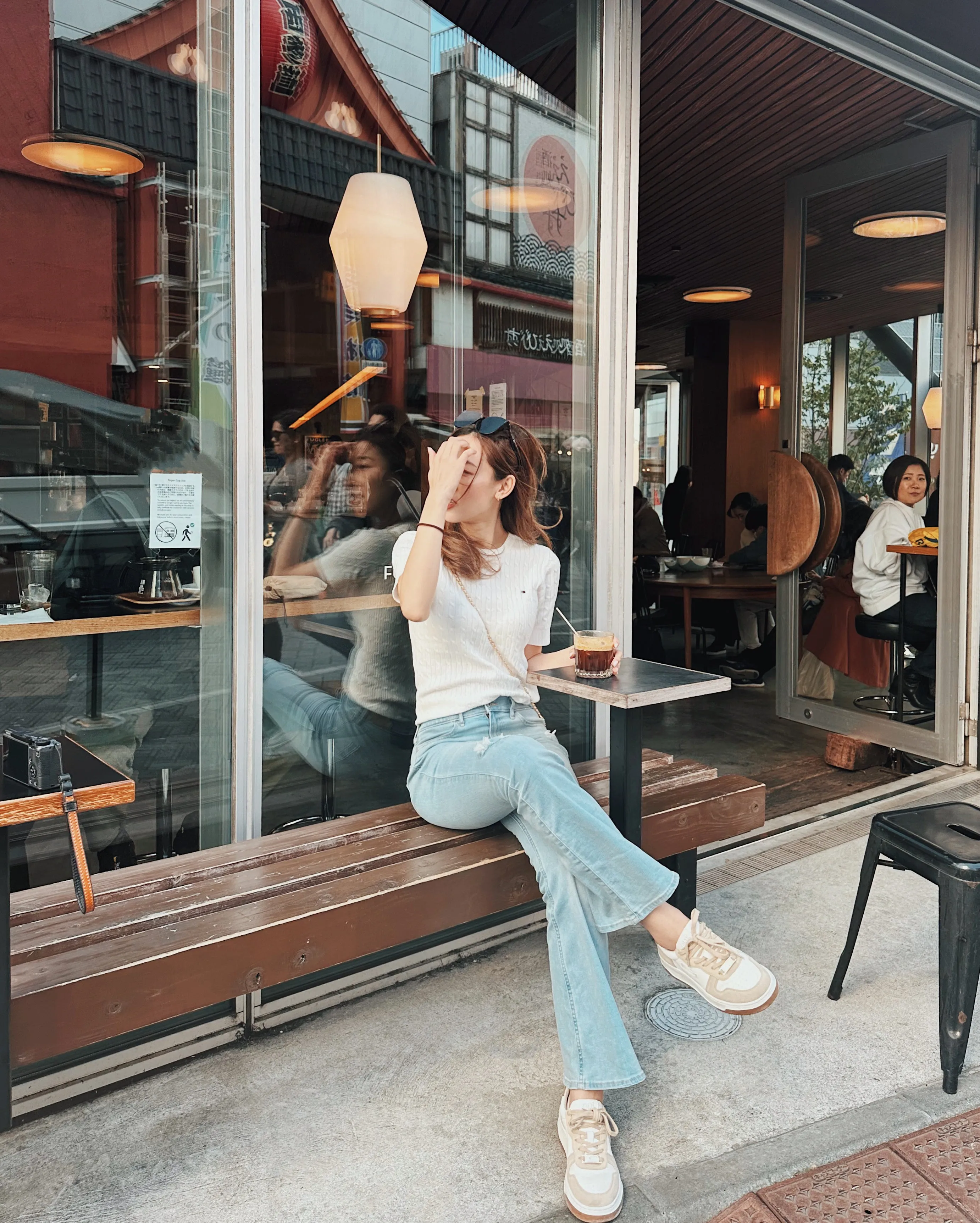 Short Sleeve Cable Knit Sweater
