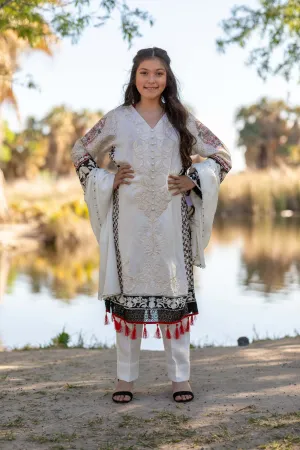 Silk Embroidery Suit-Salwar Kameez
