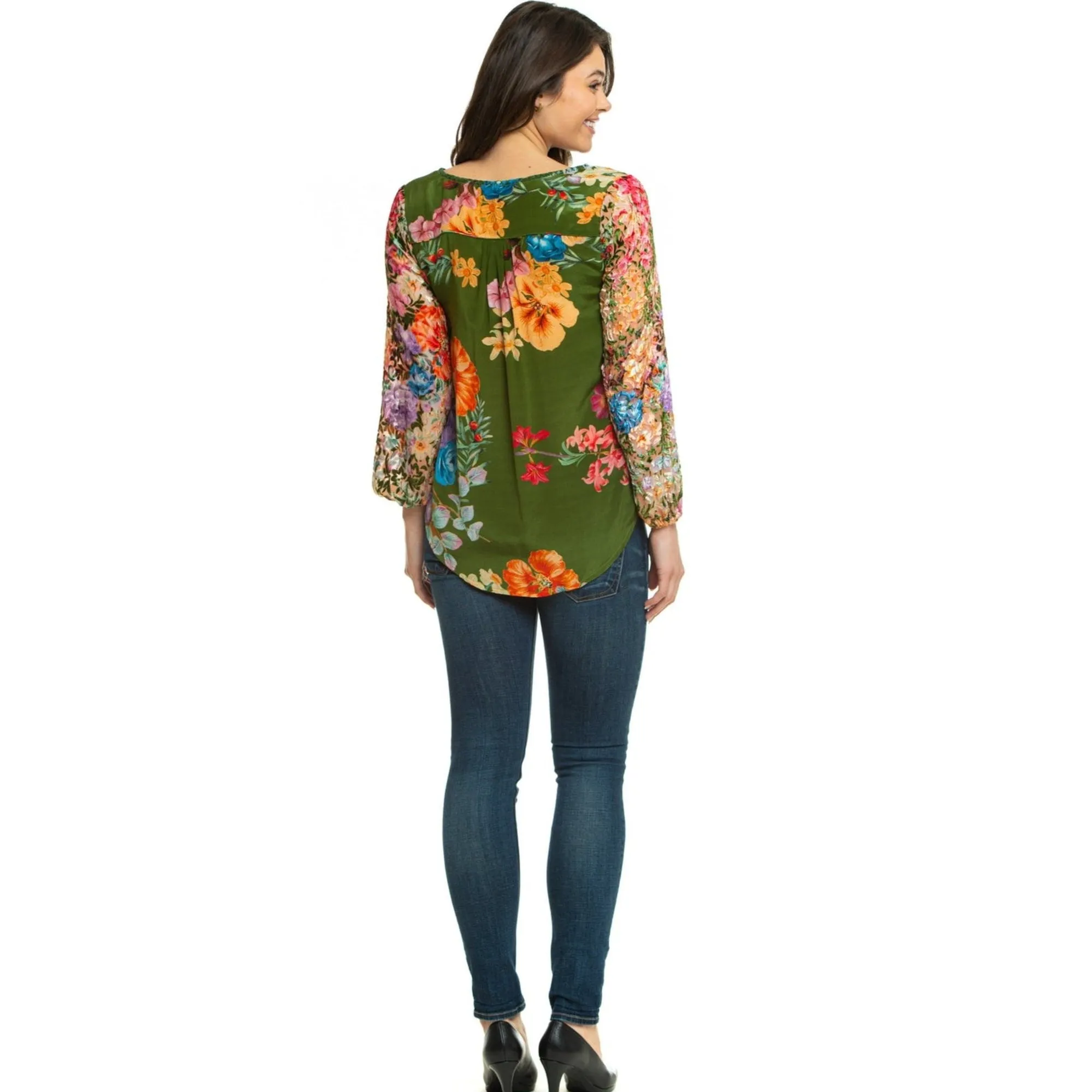 Silk Janessa Garden Top