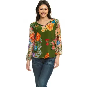 Silk Janessa Garden Top