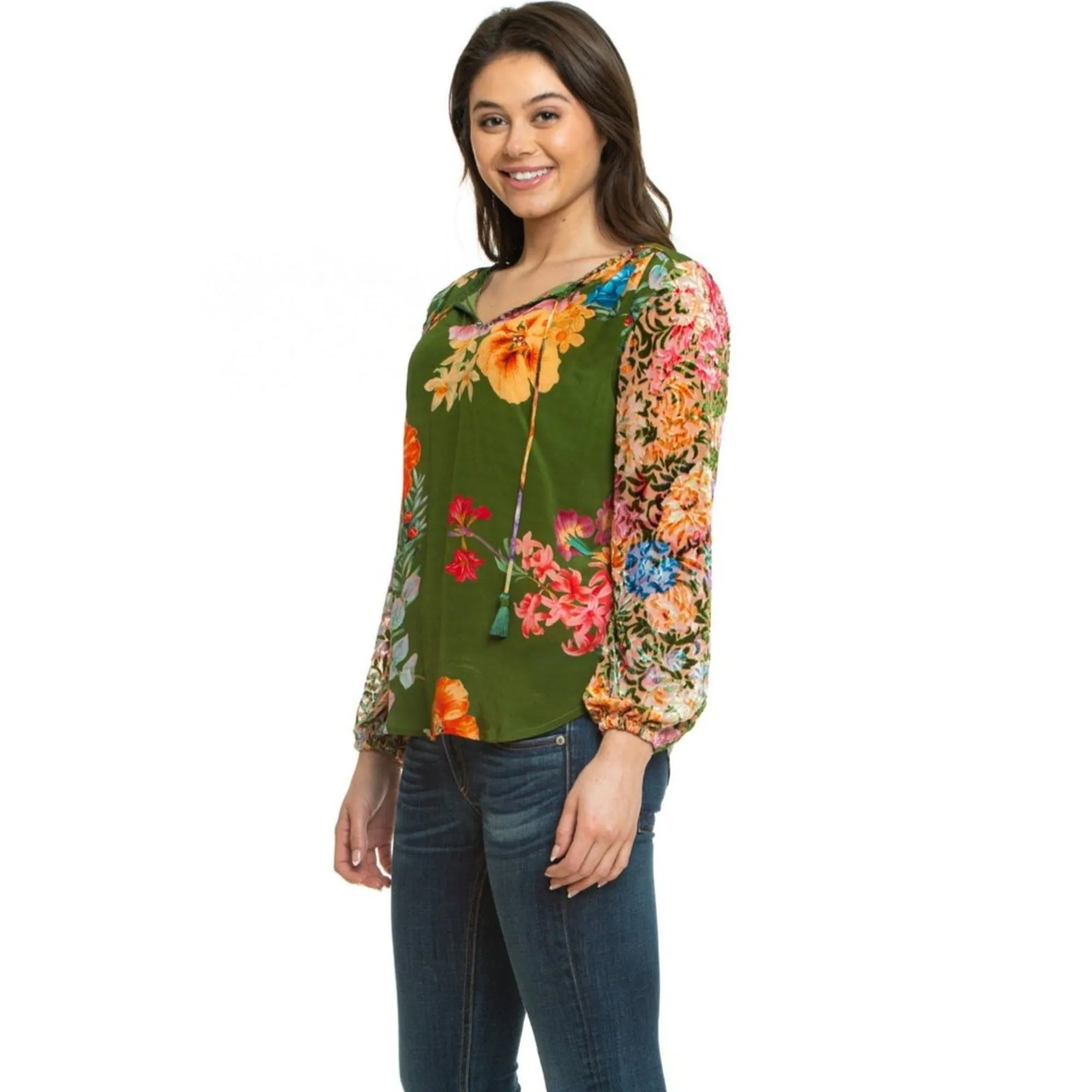 Silk Janessa Garden Top