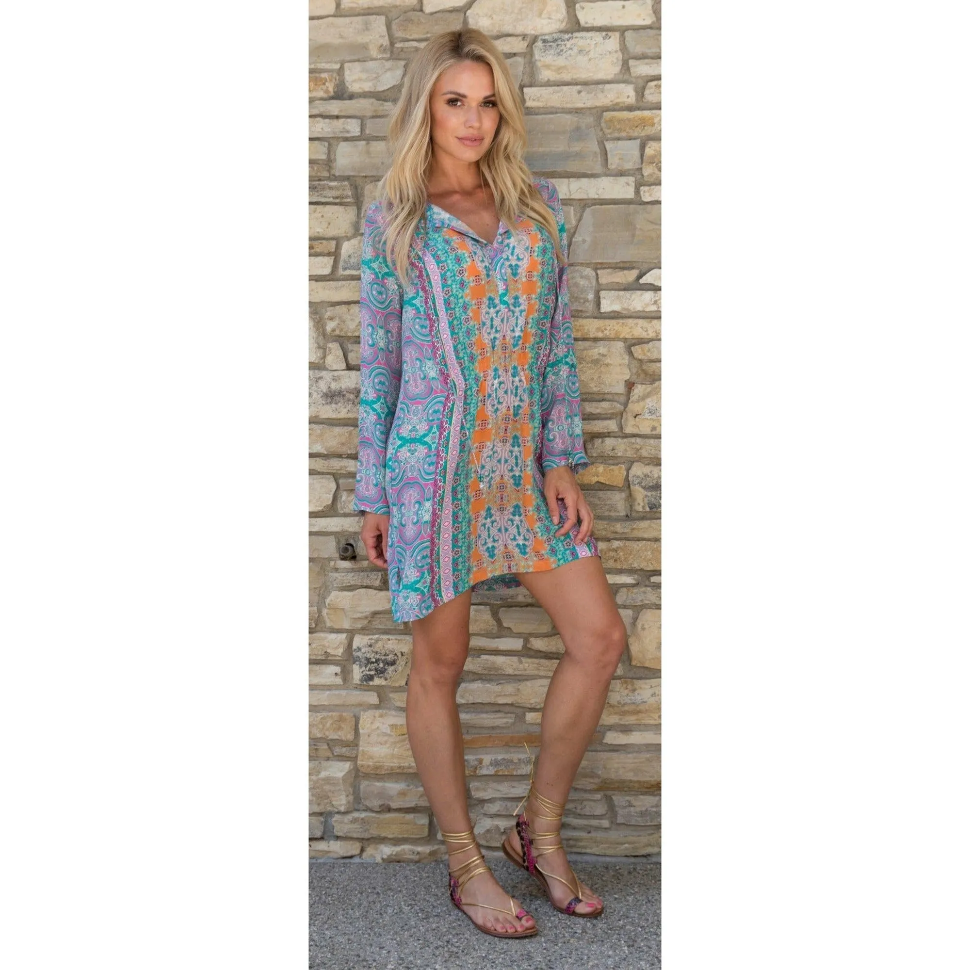 Silk Whitney Orchid Dress