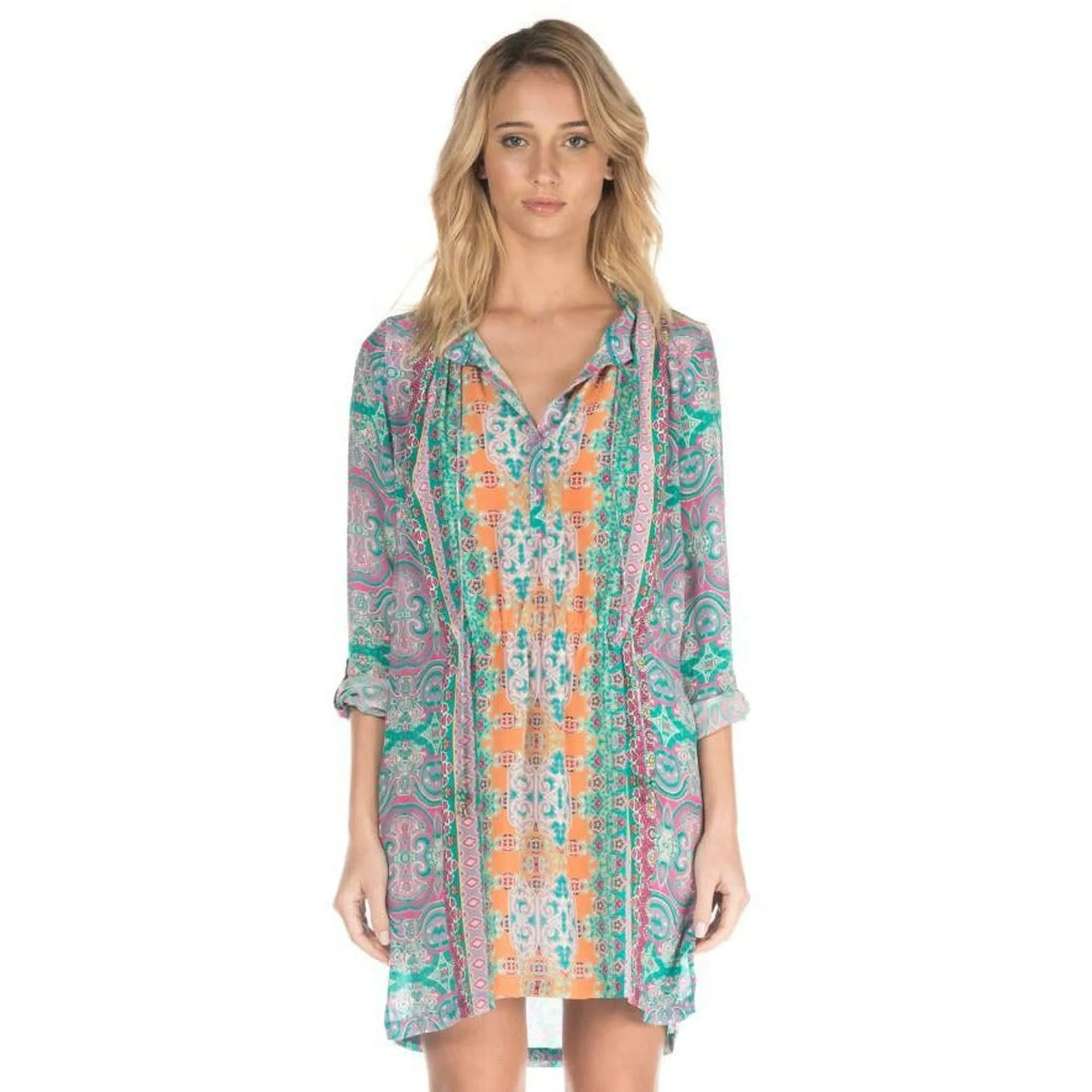 Silk Whitney Orchid Dress