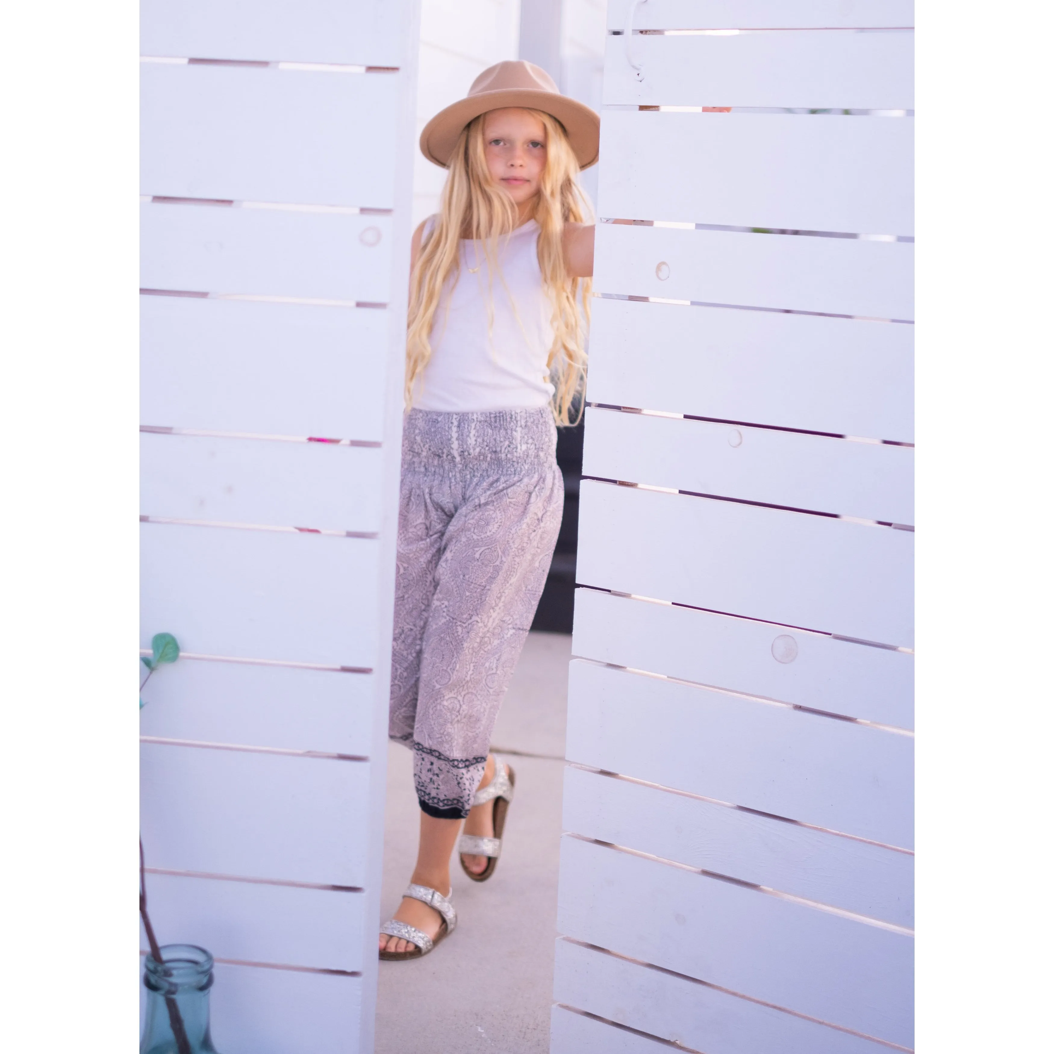 Smocked pant