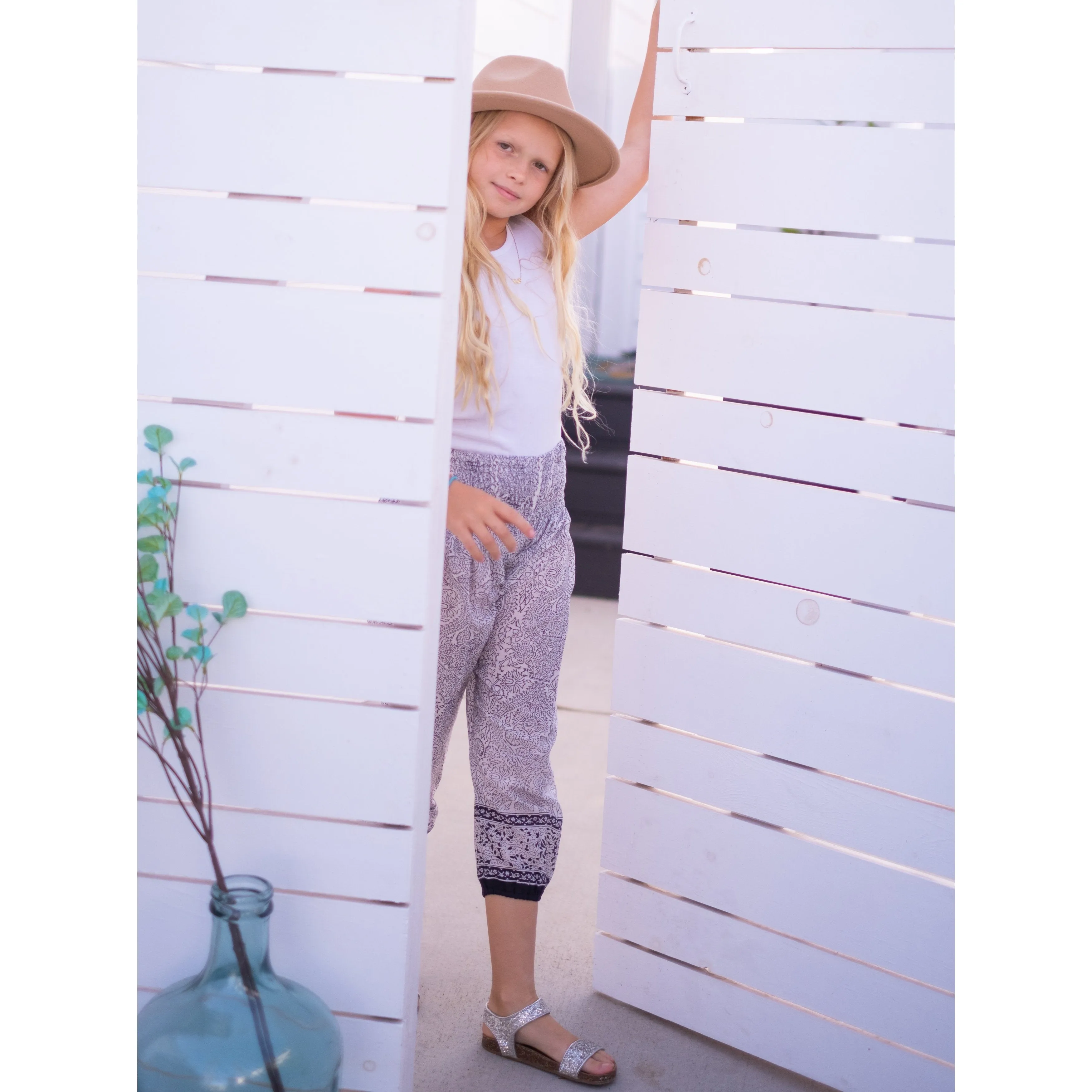 Smocked pant
